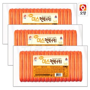 (동춘상회)사조오양 미스켄터키1kg/후랑크/소시지, 3개, 1kg