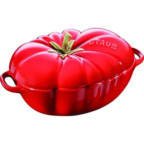 스타우브 스타우브(Staub) 토마토 모양 냄비 Tomato 꼬꼬떼 에나멜 표면 세라믹, 기본