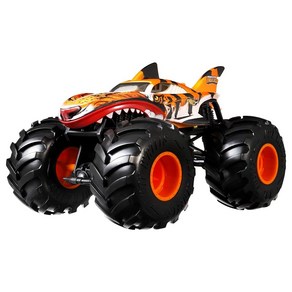 (Hot Wheels) 1:24] [3 ~] GWL14 핫 휠 몬스터 트럭 빅 사이즈 타이거 샤크 [미니카, 1개, 상세페이지 참조