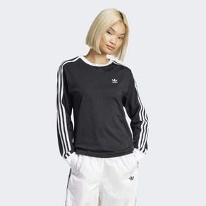 [아디다스 adidas] JC5774 3 스트라이프 레귤러 롱슬리브 긴팔 티셔츠 3S REGULAR LS