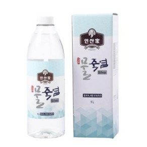 (주)인산가 정품 물죽염실버 1L 인산죽염 +2개 이상 구입시 사은품 홍삼초코크런치(49g), 1개