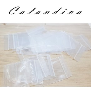 [Calandiva] 지퍼백 (5.5*8cm) 100장 묶음, 100개