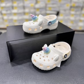 [S-MARKET]크록스 클래식 아이앰 레인보우 유니콘 CROCS CLASSIC I AM RAIMBOW UNICORN CGT(209701_0WV)