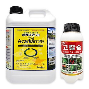 휴바스코리아 아카디안29 5L 작물생육용 유기농업자재 + 고칼슘 500ml, 1개