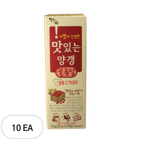 [화과방]꿀통팥 양갱, 70g, 10개