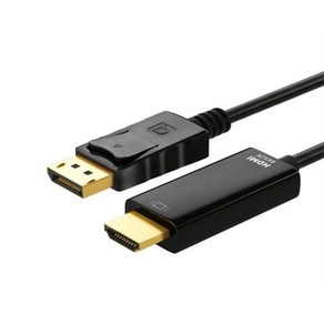 [티테크놀로지] Displayport 1.2 to HDMI 1.4 변환케이블 락킹 커넥터 T-DP12HD18 [1.8m]