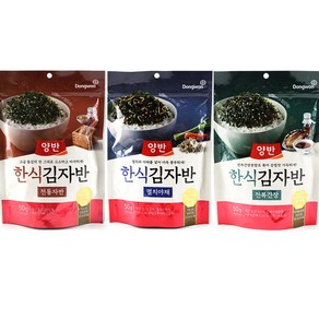 동원 양반 한식김자반 3종 (전통자반+멸치야채+전복간장), 1세트, 150G