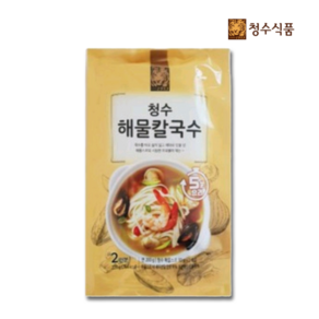 청수 해물 칼국수 220g x 2개 (4인분)