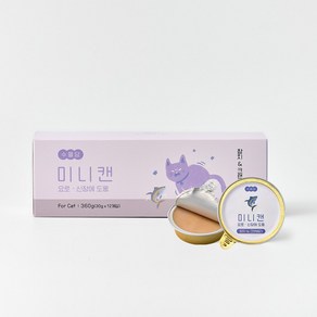 수플담 미니캔 유리너리 고양이 습식 캔 사료 크랜베리, 12개, 30g, 참치