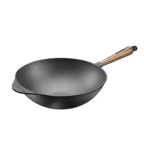 Skeppshult 스켑슐트 32cm 월넛 모던 웍 주철 궁중팬, 기본, 1개