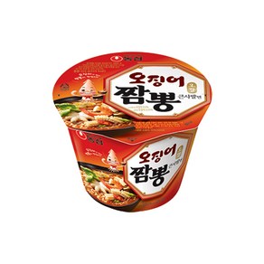 농심오징어짬뽕 큰사발x16개, 115g, 32개, 1개입