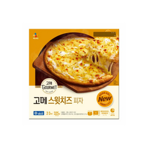 [KT알파쇼핑][CJ] 고메 스윗치즈피자 325G