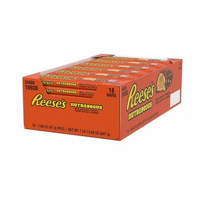 리세스 Reese's 미니어처 카라멜 땅콩 버터 피넛 밀크 초콜릿 47g 18개입, 1개