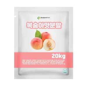 복숭아맛분말 20kg, 1개, 단품