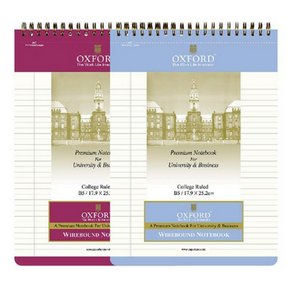 OXFORD PP 노랑내지 절취스프링 B5 상철 노트 100매 2종 세트, 기본, 1세트