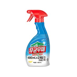 피죤 무균무때 안티박 욕실용 490ml 2입, 2개