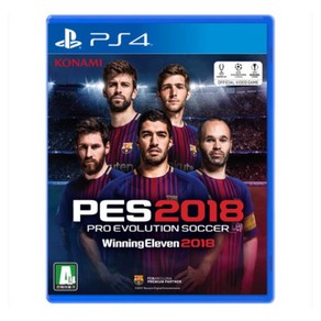 PS4 PES 2018(위닝일레븐) 한국 정발 중고품