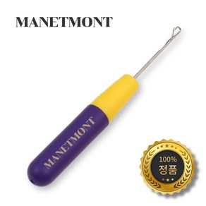 MANETMONT 스킬자수 스킬바늘 매듭 공예 DIY 래치훅 래치후크, 1개, 단일