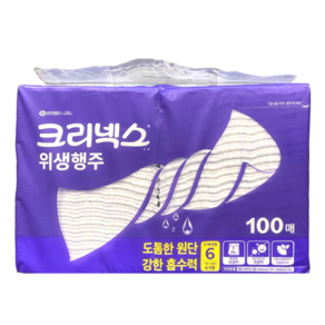 크리넥스 위생행주, 100개입, 1개