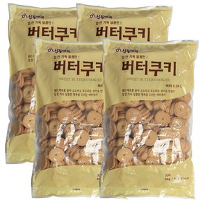 신흥제과 행복 버터 쿠키, 1.8kg, 4개