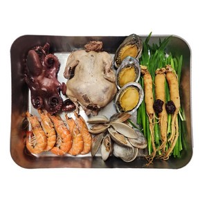 청포레 F&B 금산인삼 해신탕 세트 ~4인분 재료 밀키트 + 무료증정품, 1개