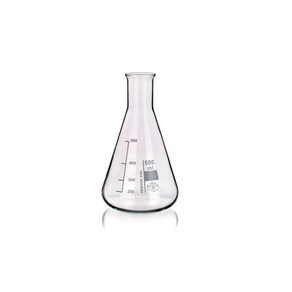 KAVALIERGLASS제품 삼각 세구 유리 플라스크 Simax Flask Naow-neck, 5 L  2/EA