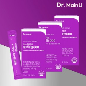 닥터메인유 노스릴리브 퀘르세틴 브로멜라인 케르세틴 프로바이오틱스 2400mg x 15포, 34.5g, 3박스