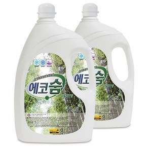 생활악취제거 에코숨 피톤치드향 2.5L 1+1 섬유탈취제