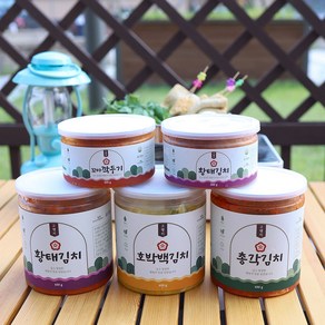 [평창꽃순이] 캔김치, (캔)호박백김치 650g, 1개, 650g