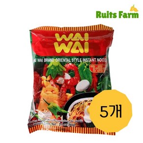 월드푸드 태국라면 와이와이 오리엔탈 60g WAIWAI ORIENTAL NOODLE THAILAND FOOD, 5개