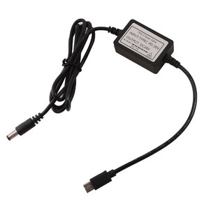 USB 유형 C PD 케이블 20V 입력 3A 전류 24V 1A 출력 DC5.5x2.1mm 변환기, 1개