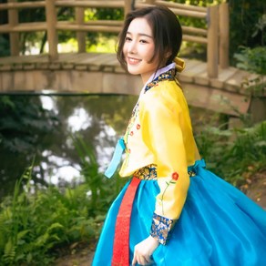 봄 여자 한복 궁전 촬영복 무대 연출복 저고리 Women's hanbok palace photogaphy suit JX0077