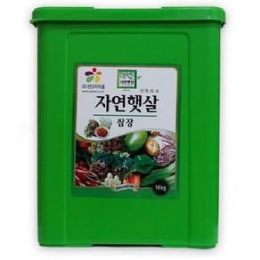 진조미식품 자연햇살 쌈장 14kg 된장, 1개