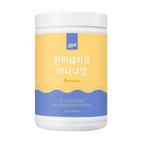 한끼쉐이크 바나나맛 500g 단백질 쉐이크 한끼식사대용 포만감 프로틴 보충, 1개