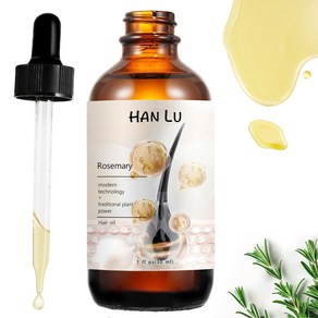 [휴일에도 정상 발송합니다] 로즈마리 헤어 에센스 두피 진정 & 모발 영양 공급, 1개, 30ml