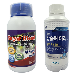 슈거브랜드 500ml 휴바스 당도향상영양제 당도증가제 비대 착색 + 대유 칼슘베이직 500ml, 1개