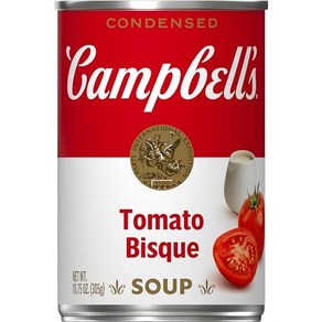 Campbell's Condensed Tomato Bisque 10.75 Ounce Can Campbell's 응축 토마토 비스크 10.75 온스 캔, 306g, 1개