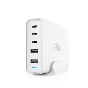 110W PPS 지원 5포트 초고속충전기 C타입 USB PD 멀티 고속 충전기, 1개