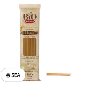 그라노로 통밀 링귀네, 500g, 5개