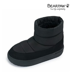 백화점정품 베어파우 방한화 (BEARPAW) 여성 패딩부츠 BAY 블랙 K2952001QD 발편한 양털 부츠