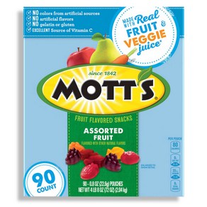 Motts 모츠 메들리 어쏘티드 과일맛 젤리 90개입 2.04kg 1팩, 1개, 2040g