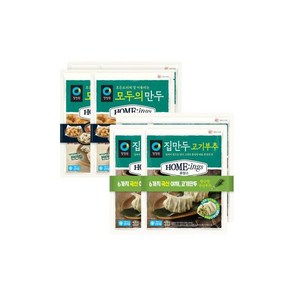 청정원 호밍스 모두의 만두 320gx2입x2세트 집만두 고기부추 400g2