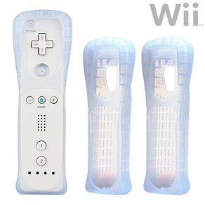 닌텐도 위 WII 리모컨 젤리 케이스 실리콘커버 모션플러스, 모션플러스 내장 실리콘 커버 화이트, 1개