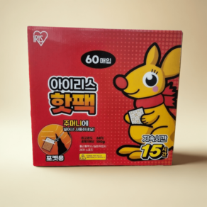 코스트코 아이리스 포켓용 핫팩 손난로 군대 캠핑 100g, 1개