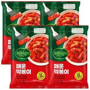 비비고 매운떡볶이, 360g, 4개