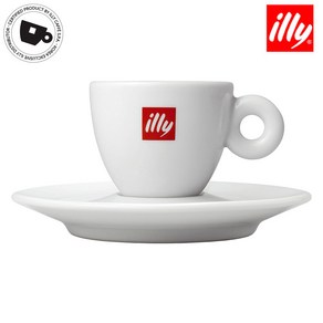 illy 일리 로고 머그 에스프레소 카푸치노 잔 외 모음, 카푸치노잔(175ml), 1개