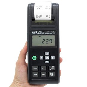 TES-1300 디지털 온도계 휴대용 온도측정기 측정계 테스, 1개