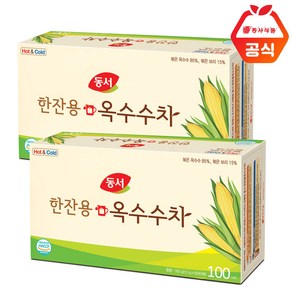 동서 한잔용 옥수수차, 1.5g, 100개입, 2개