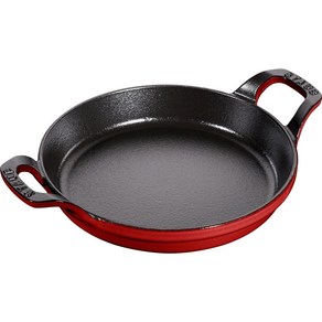 STAUB 스타우브 40509-895 원형 접시 에나멜 그라탕 오븐 접시, 1개