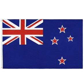 뉴질랜드 국기 세계국기 150x90cm New Zealand flag wold 오세아니아 어학연수 워킹홀리데이, 1개, 혼합색상